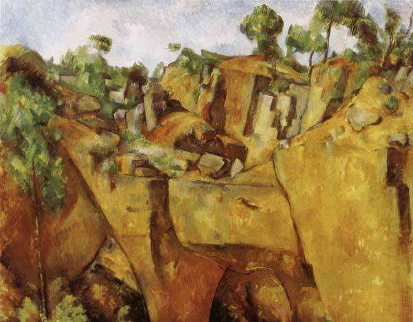 Paul Cezanne Quarry at Bibemus china oil painting image